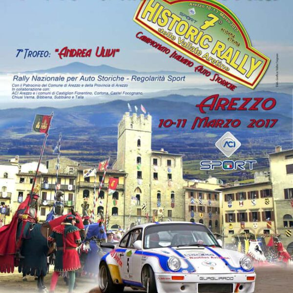 Italian Championship Rally Cars 2017. Start with the “Rally delle Vallate Aretine”